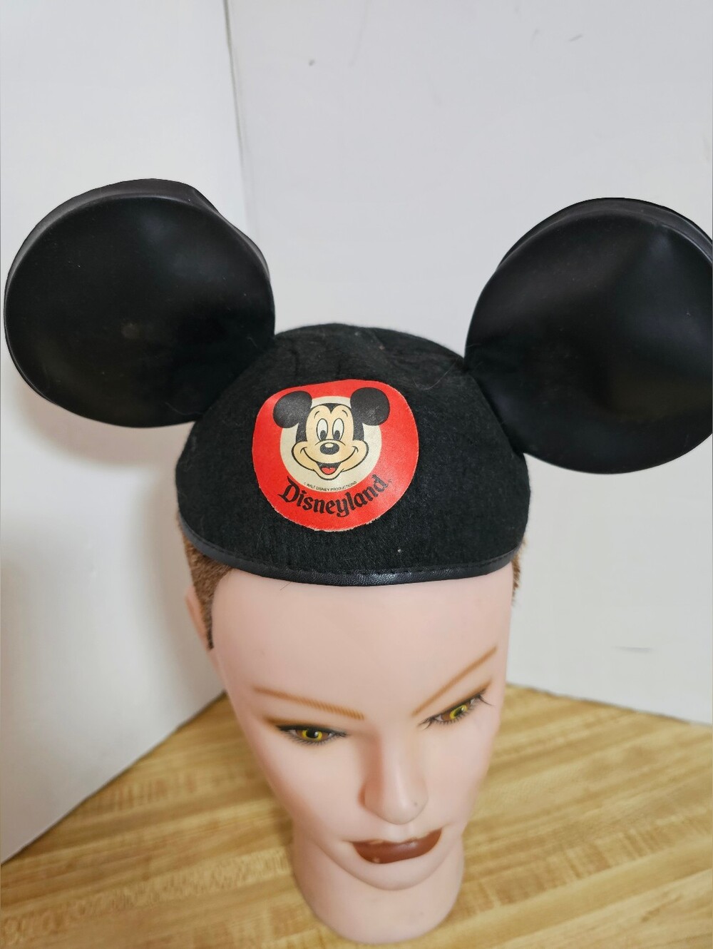 Vintage Disneyland Mickey Mouse Ears Hats Lot 2 Walt Disney Productions Glenn